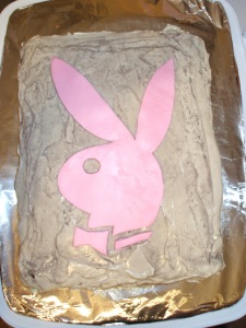 Playboy Bunny birthday cake